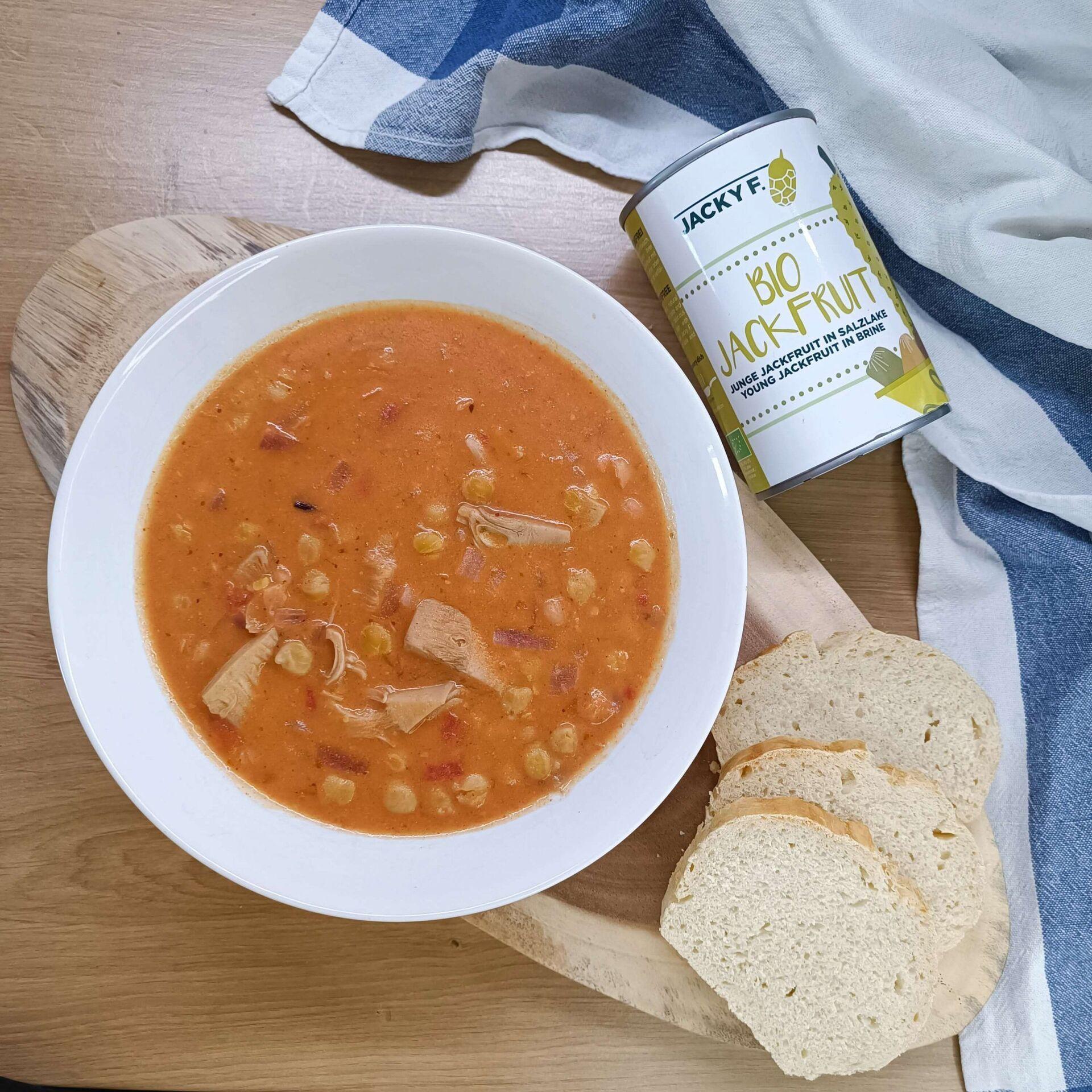 Easy Vegan Jackfruit Chickpea Goulashcover