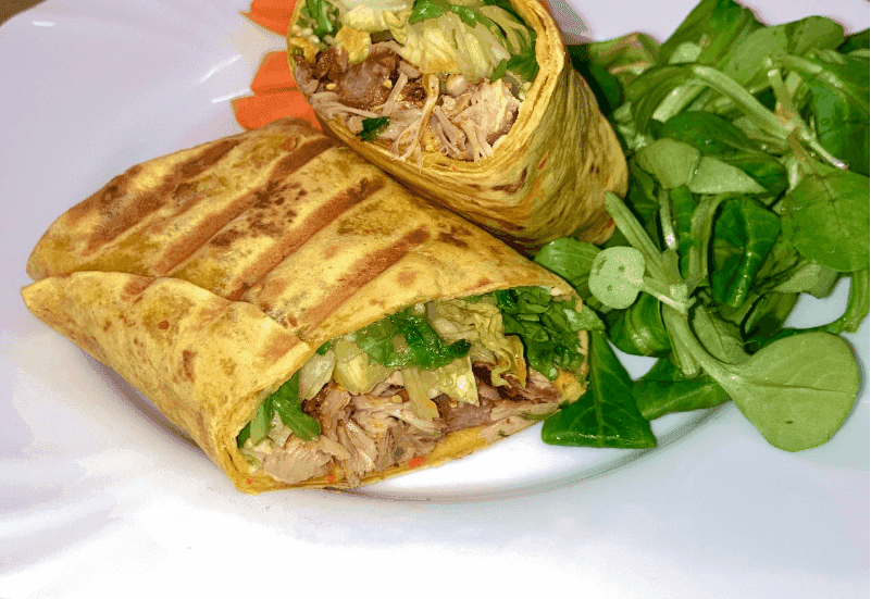Vegan jackfruit tortilla wrapcover