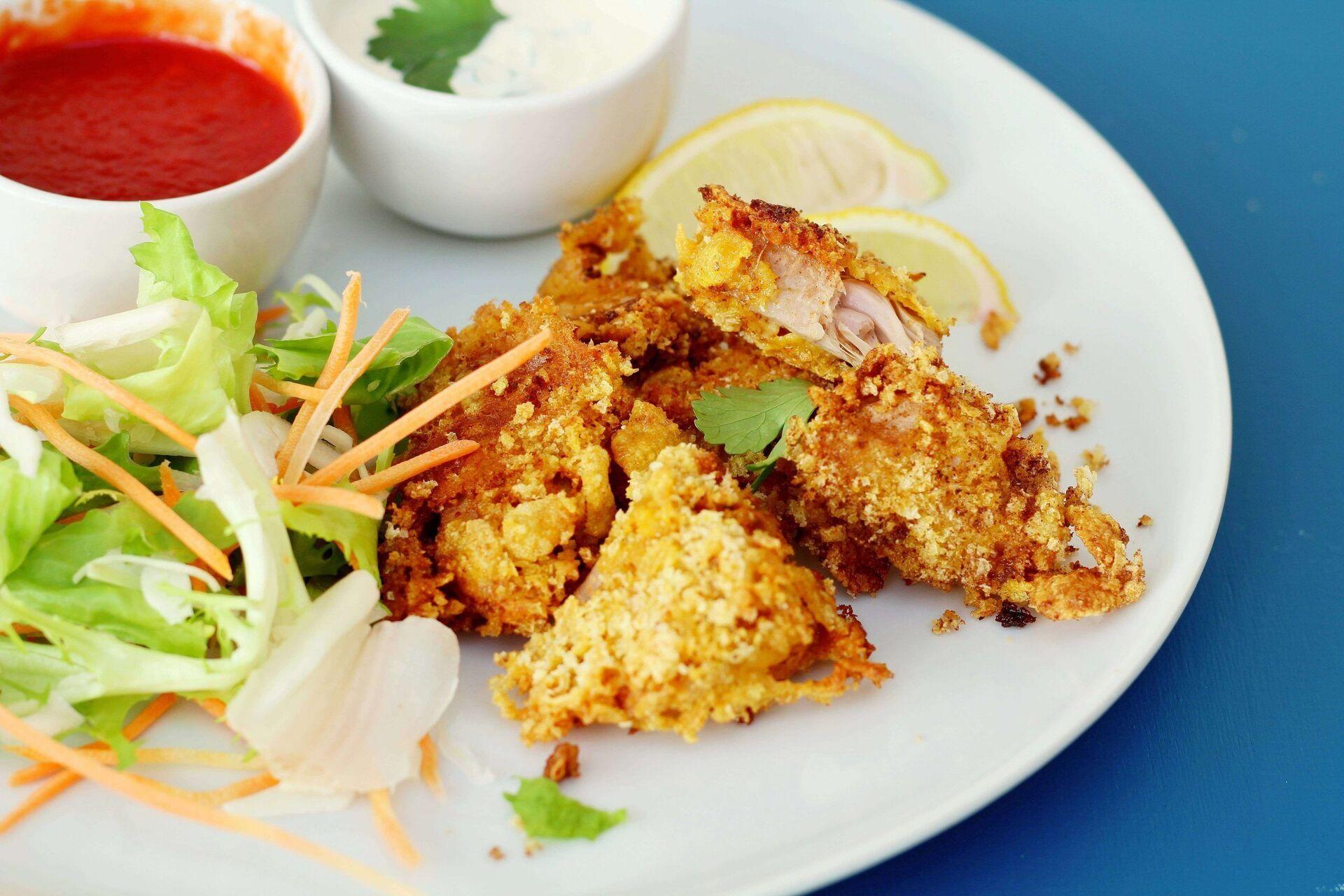 Crispy Gluten-Free Vegan Jackfruit "Fried Chicken" (KFC Style)cover