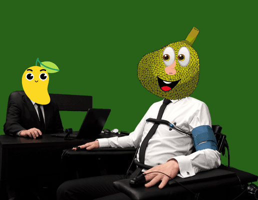 Jackfruit na detektoru lžicover