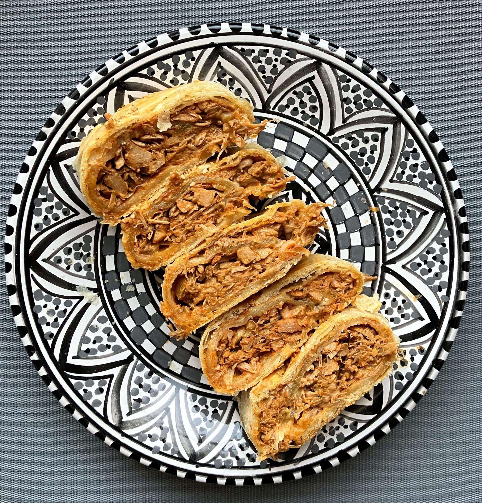 Savory Vegan Jackfruit Strudel in Puff Pastrycover