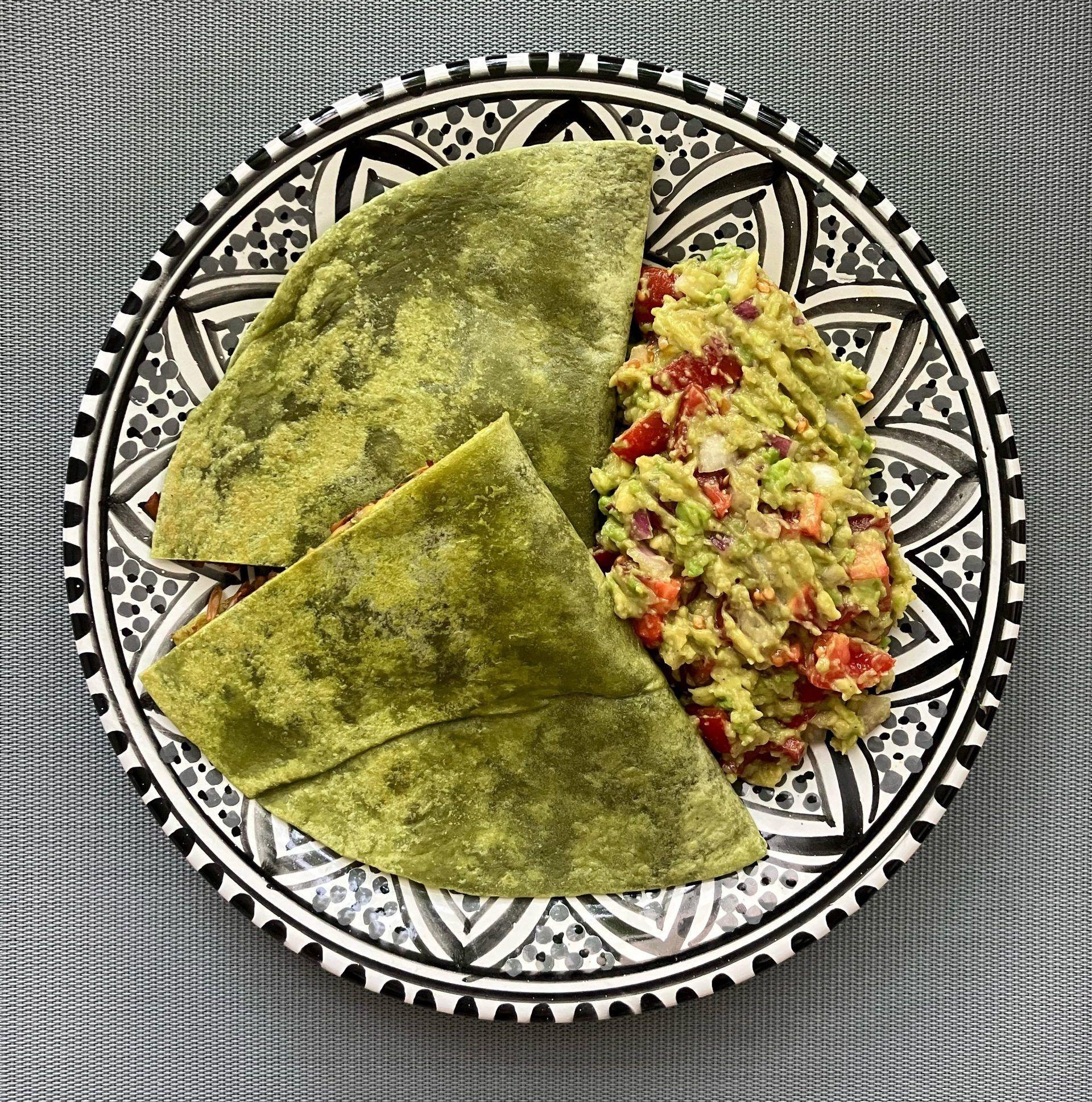 Easy Vegan Jackfruit Quesadillas with Avocado Salsacover